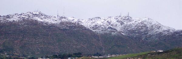 snow-capped mountain